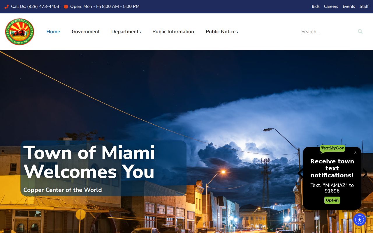 Miami warrant search official town government source